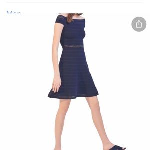 Sandro Paris Masha Off Shoulder Dress